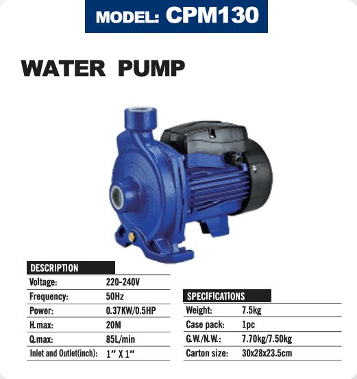 SALI WATER PUMP CPM130